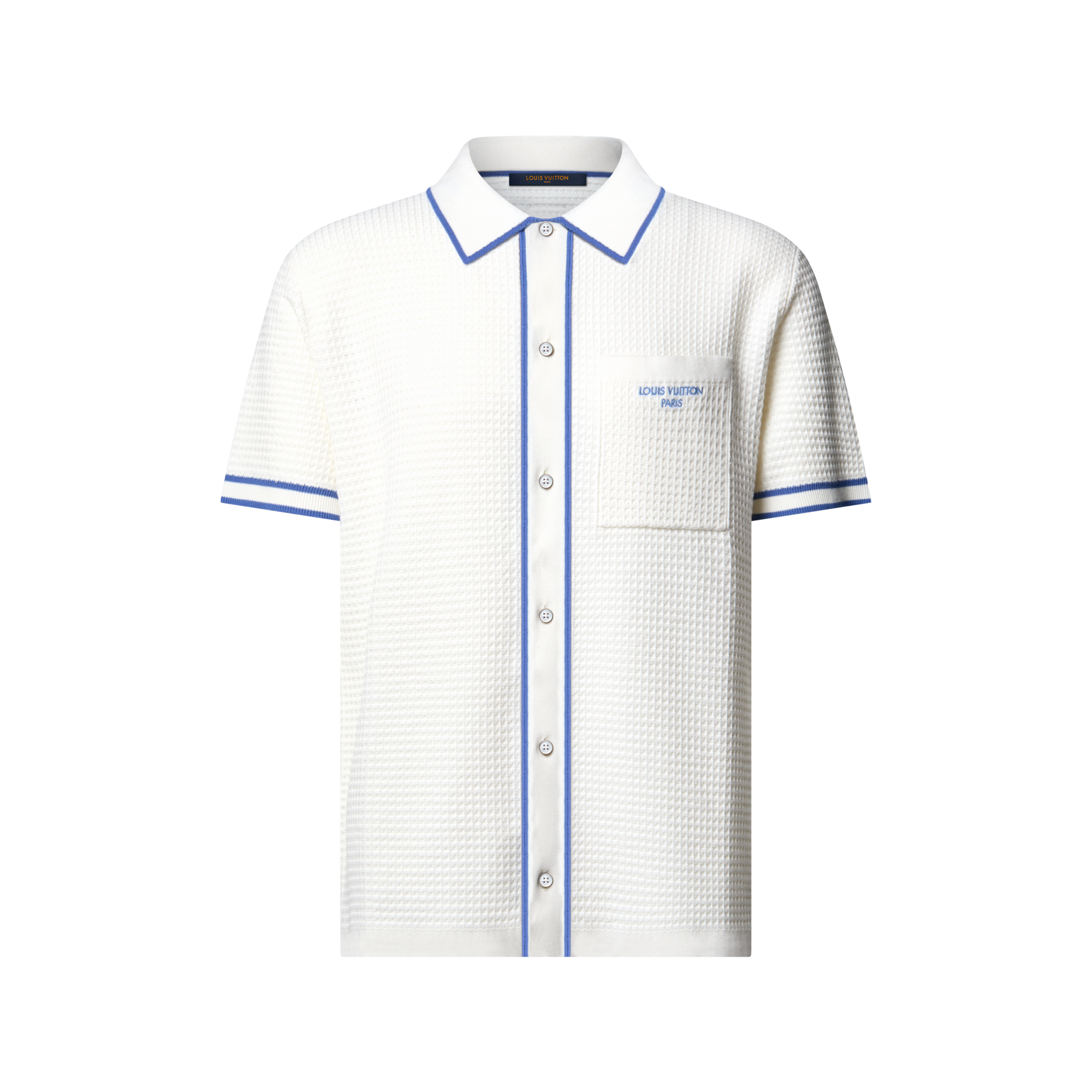 Waffle Signature Short-Sleeved Shirt - Men - Ready-to-Wear | LOUIS 