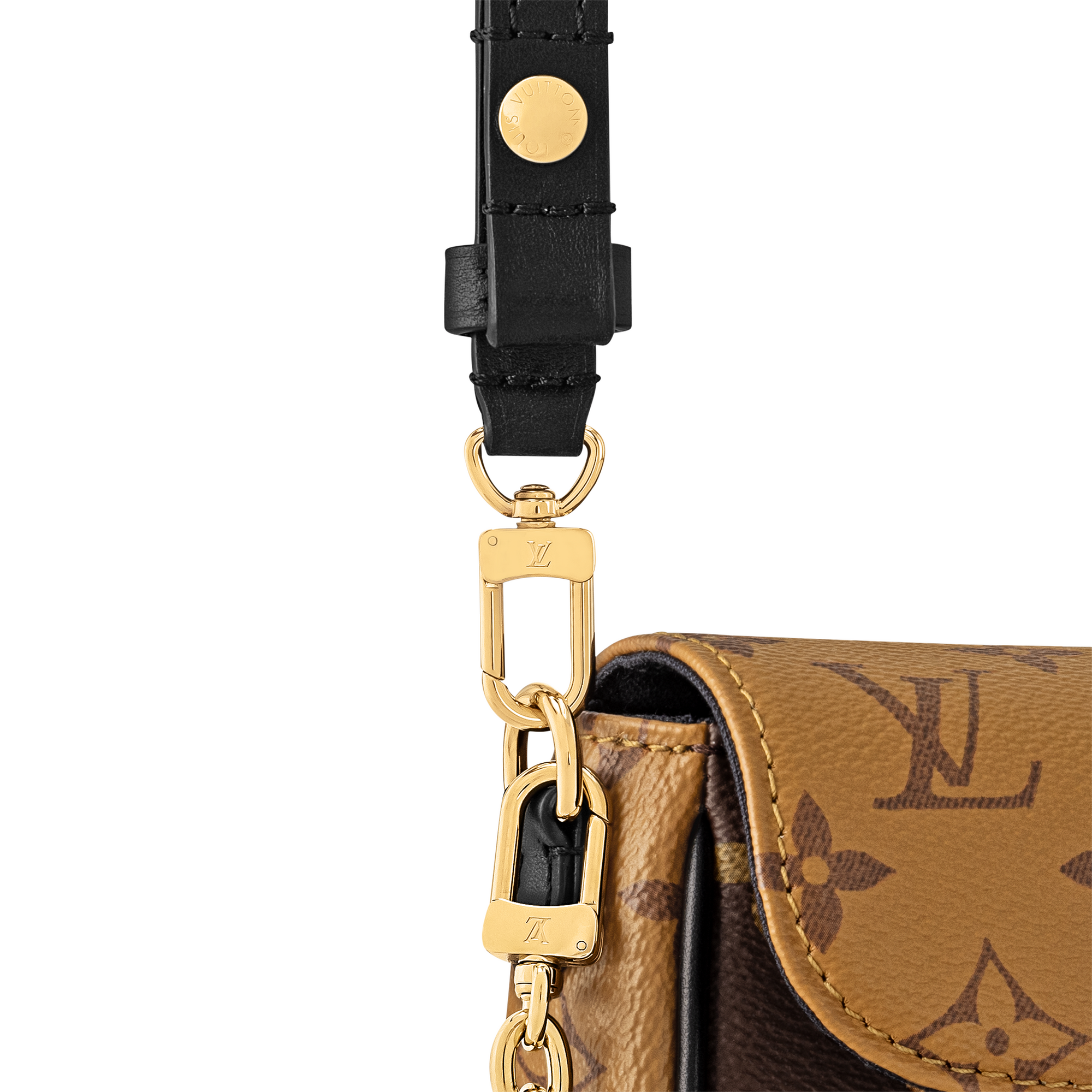 Monogram Reverse Small Leather Goods Wallets on Chain and Nano Bags Wallet On Chain Ivy | Louis Vuitton ® (Product zoom)