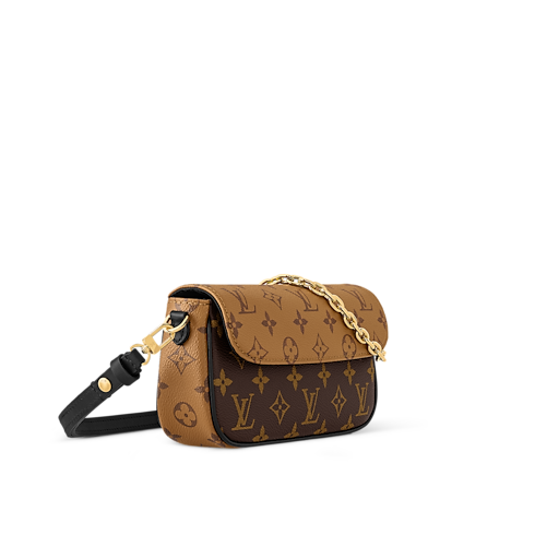 Monogram Reverse Small Leather Goods Wallets on Chain and Nano Bags Wallet On Chain Ivy | Louis Vuitton ® (Product zoom)