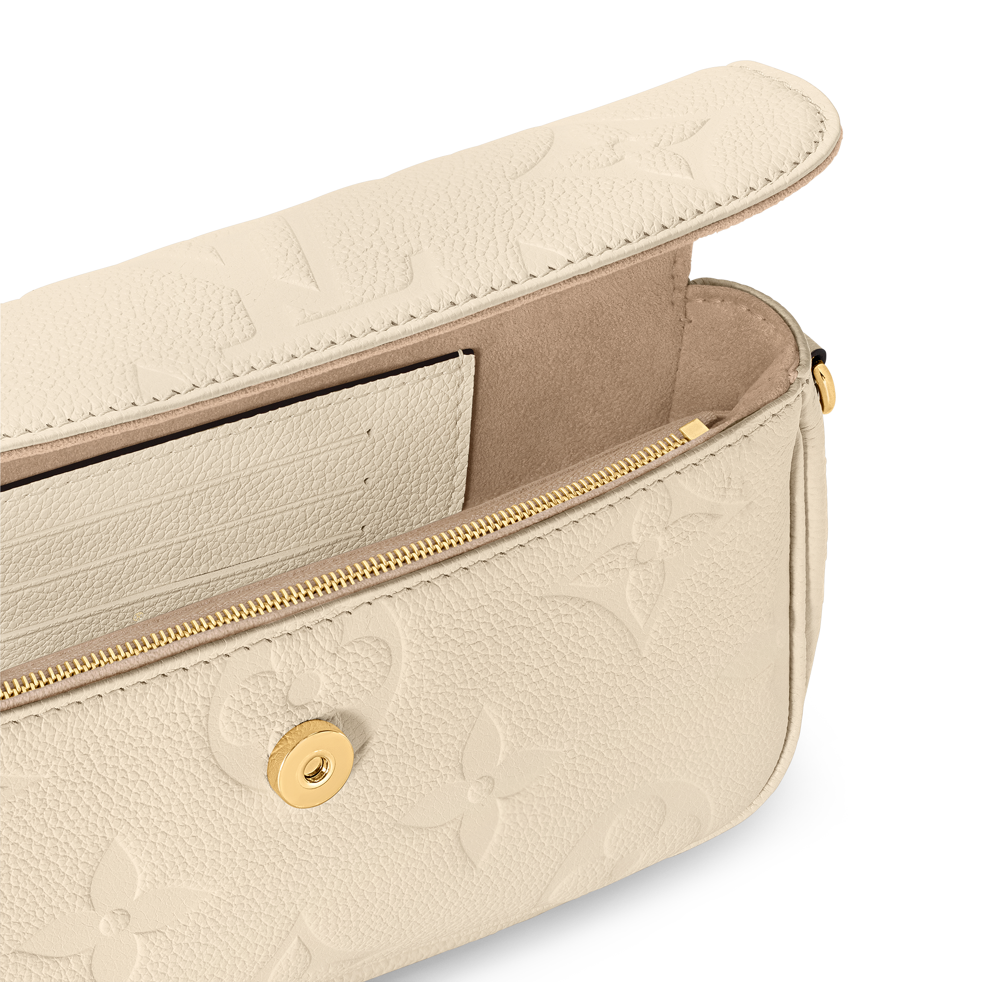 Monogram Empreinte Leather Small Leather Goods Wallets on Chain and Nano Bags Wallet on Chain Ivy | Louis Vuitton ® (Product zoom)