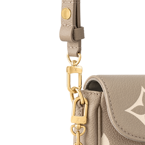 Bicolor Monogram Empreinte Leather Small Leather Goods Wallets on Chain and Nano Bags Wallet On Chain Ivy | Louis Vuitton ® (Product zoom)