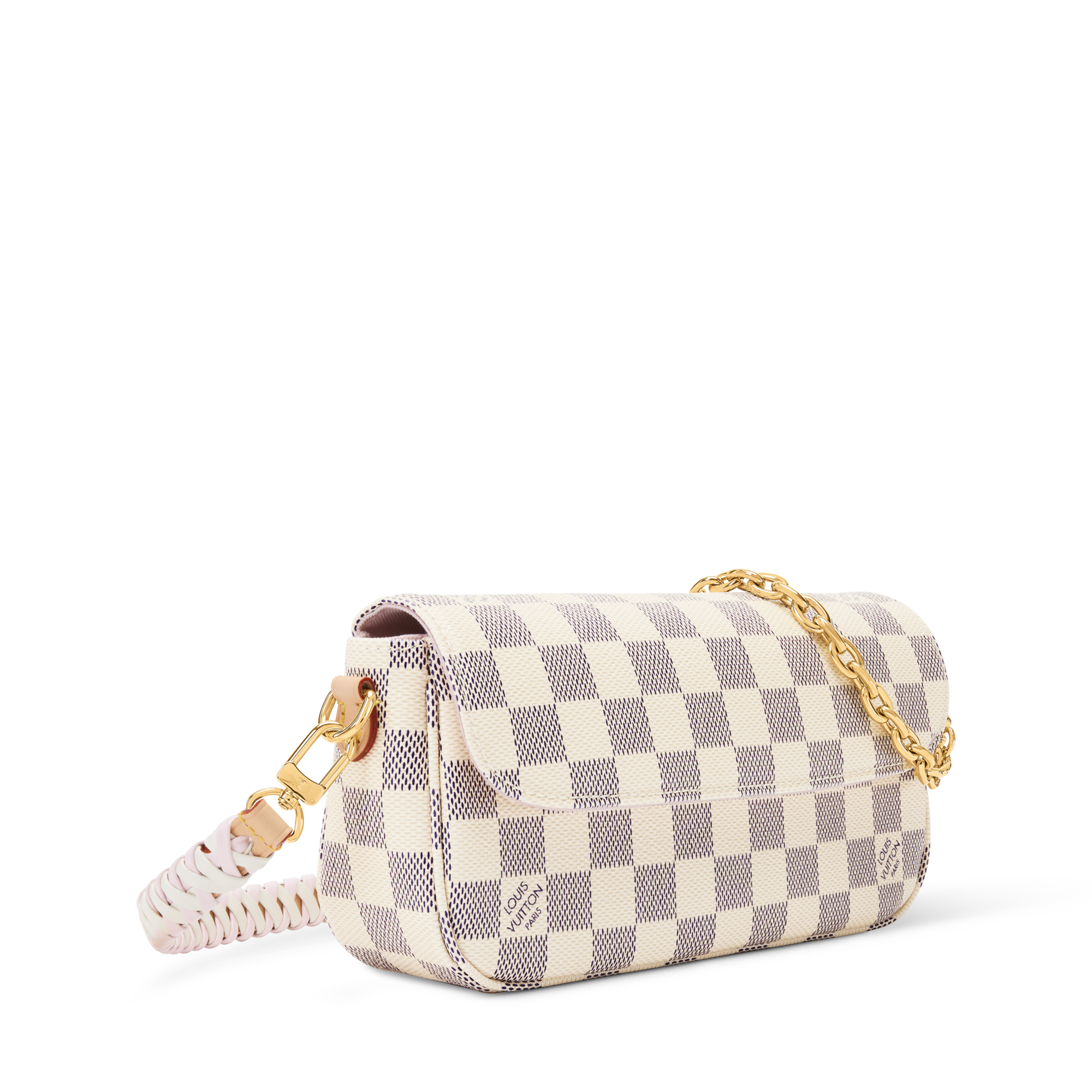Wallet On Chain Ivy Damier Azur - Women - Small Leather Goods 