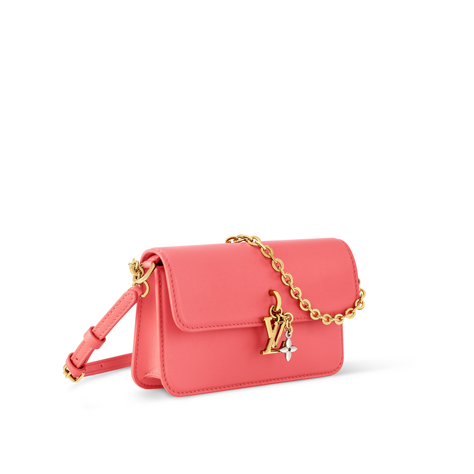  Small Leather Goods Newness Wallet On Chain LV Bloom | Louis Vuitton ® (Product zoom)