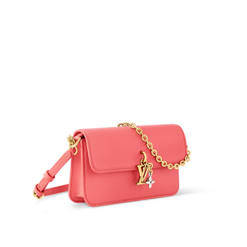 Small Leather Goods Newness Wallet On Chain LV Bloom | Louis Vuitton ® (Product zoom)