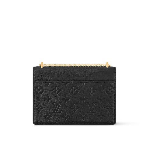 Monogram Empreinte Leather Small Leather Goods Wallets on Chain and Nano Bags Wallet On Chain Rosy | Louis Vuitton ® (Product zoom)