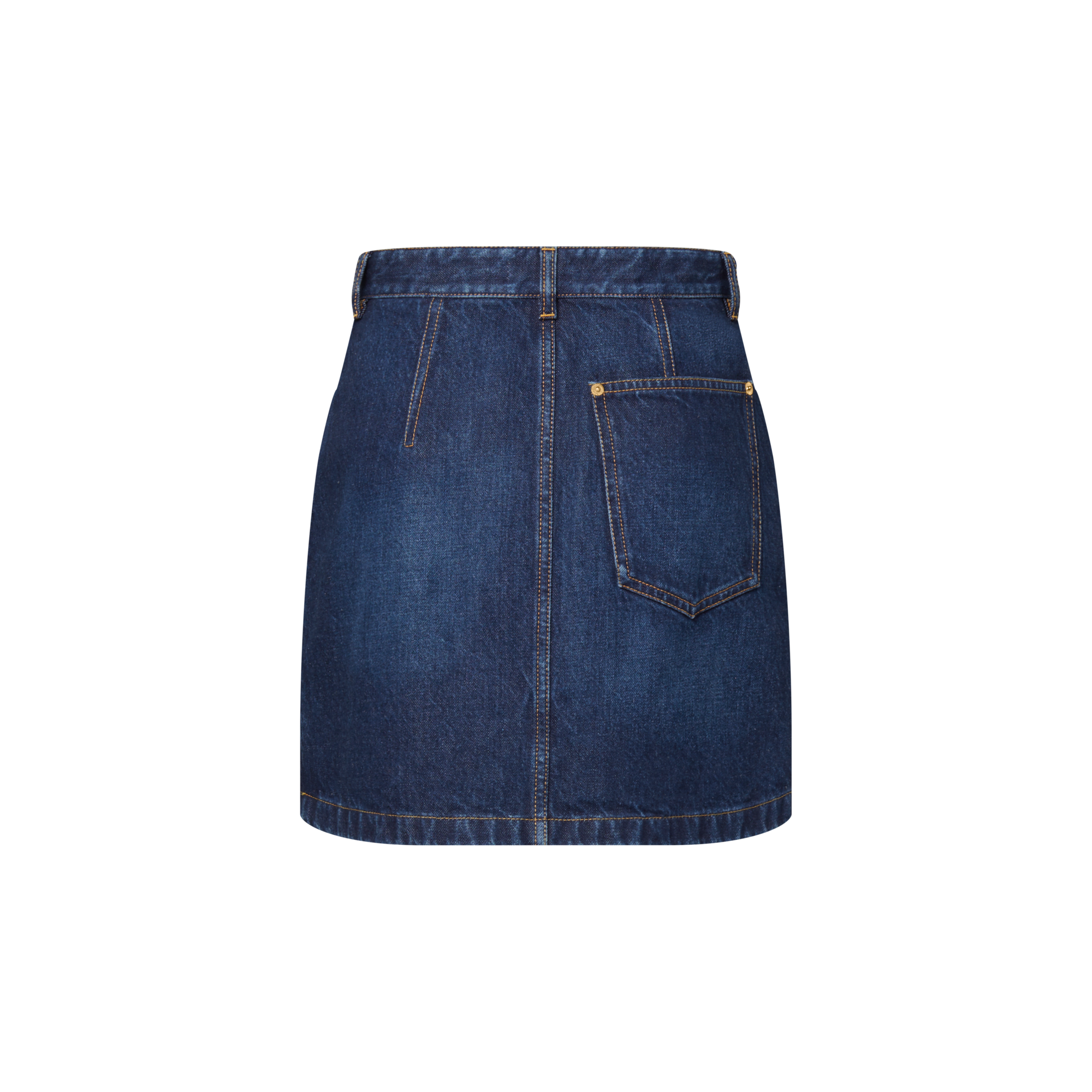  Ready-to-Wear Skirts and Shorts Washed Denim Skirt | Louis Vuitton ® (Product zoom)
