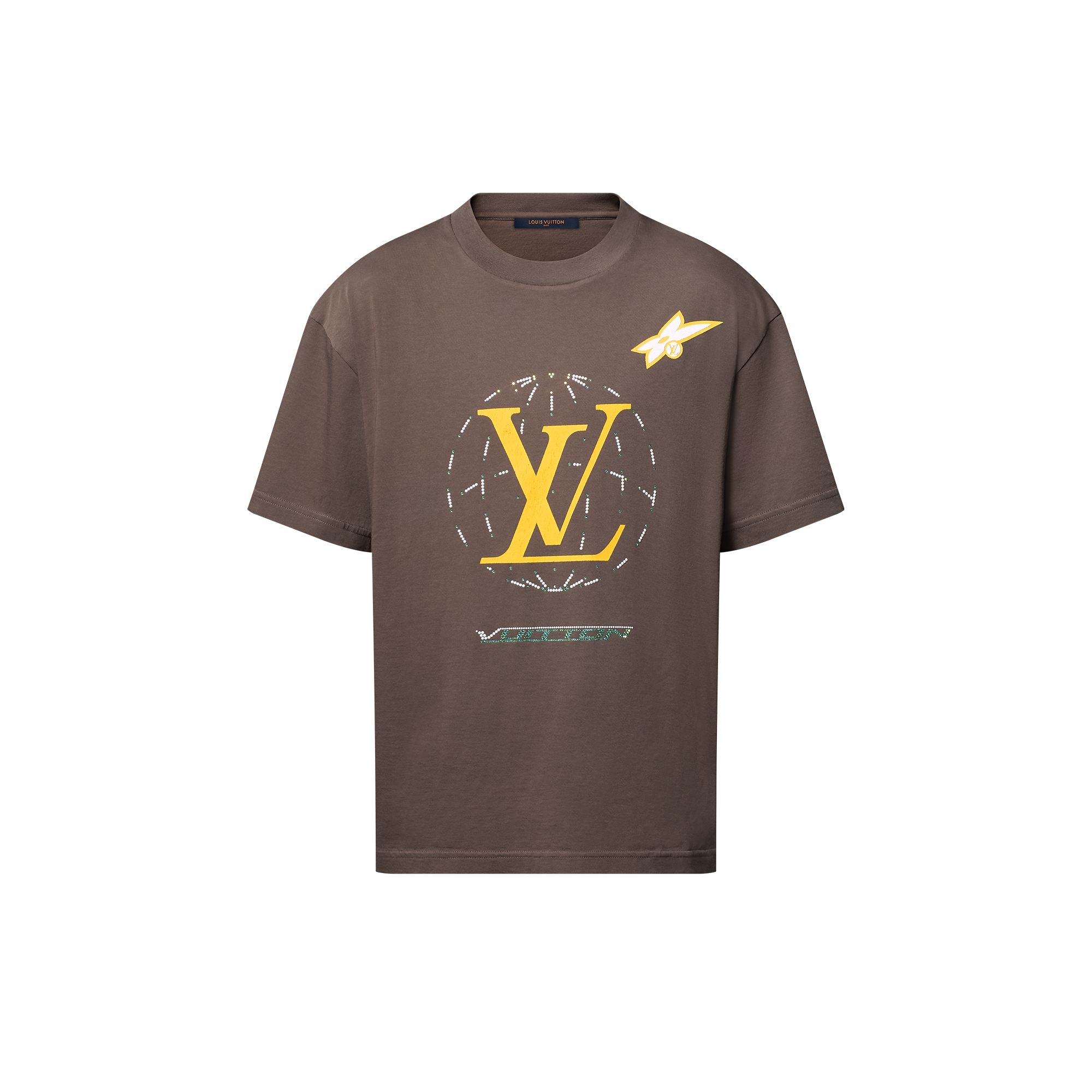 Washed Embellished Cotton T-Shirt