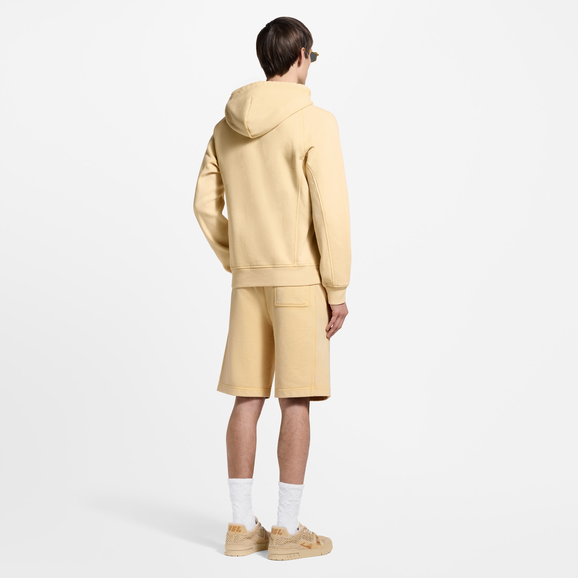  Ready-to-Wear Knitwear and Sweatshirts Washed Ribbed Hoodie | Louis Vuitton ® (Product zoom)