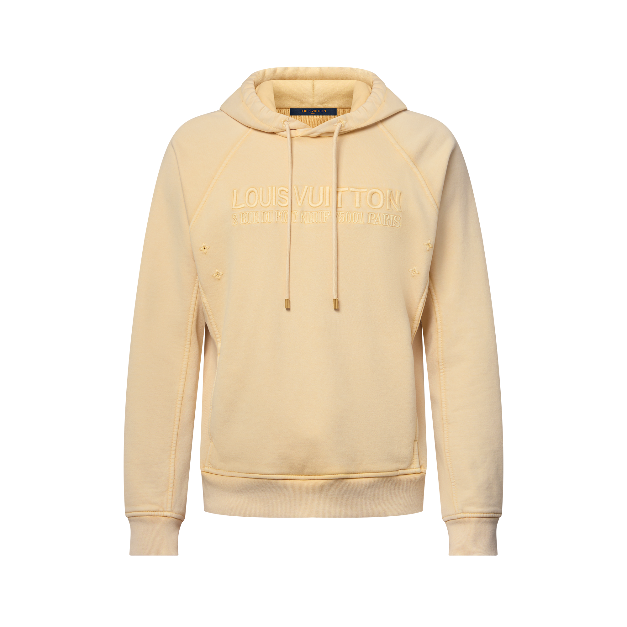  Ready-to-Wear Knitwear and Sweatshirts Washed Ribbed Hoodie | Louis Vuitton ® (Product zoom)