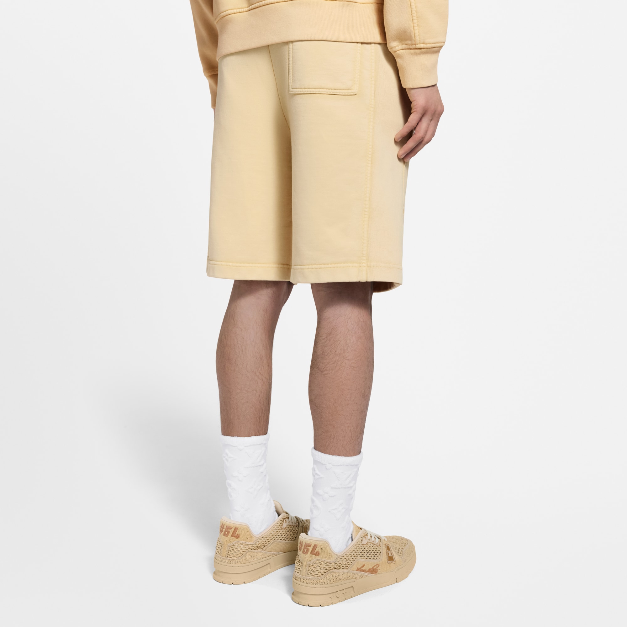  Ready-to-Wear All Ready-to-Wear Washed Ribbed Shorts | Louis Vuitton ® (Product zoom)