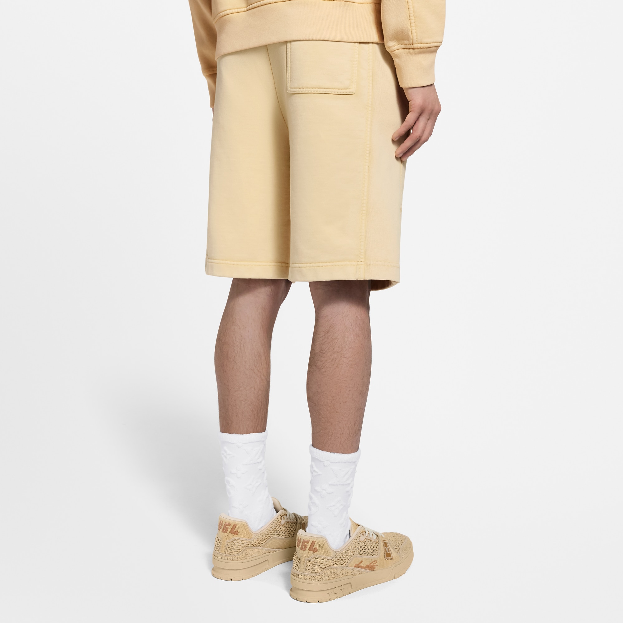Washed Ribbed Shorts