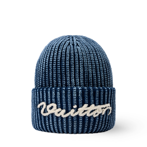 S00 Accessories Hats, Beanies and Socks Washed Signature Beanie | Louis Vuitton ® (Product zoom)