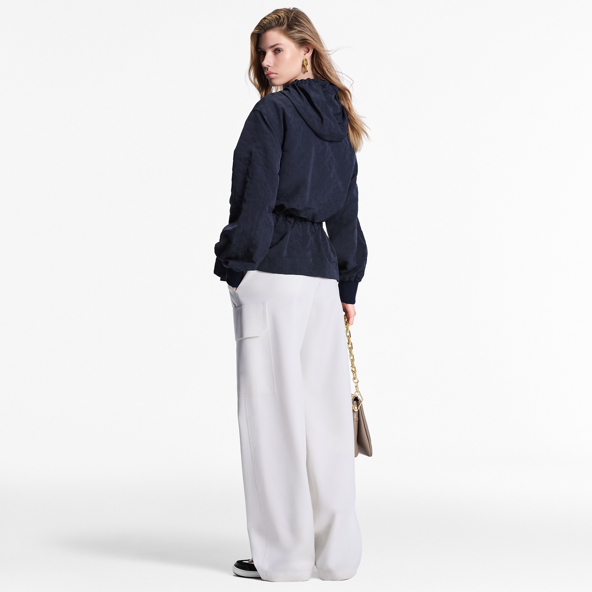 Water-Repellent Monogram Parka