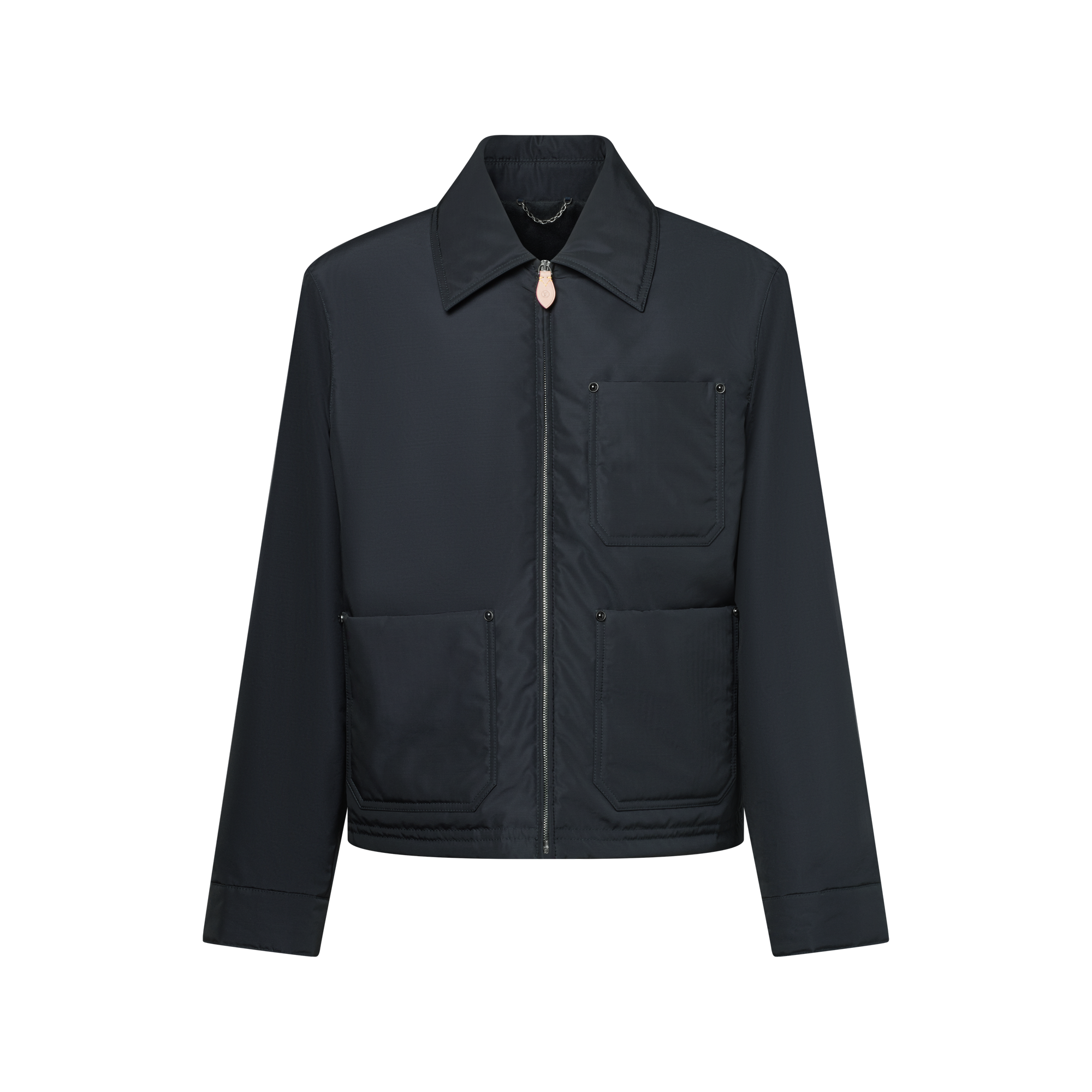 Louis Vuitton Monogram Printed Leather Biker Jacket 1A4Z18– TC 