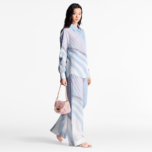 Ready-to-Wear Pants Wave Print Pajama Pants | Louis Vuitton ® (Product zoom)