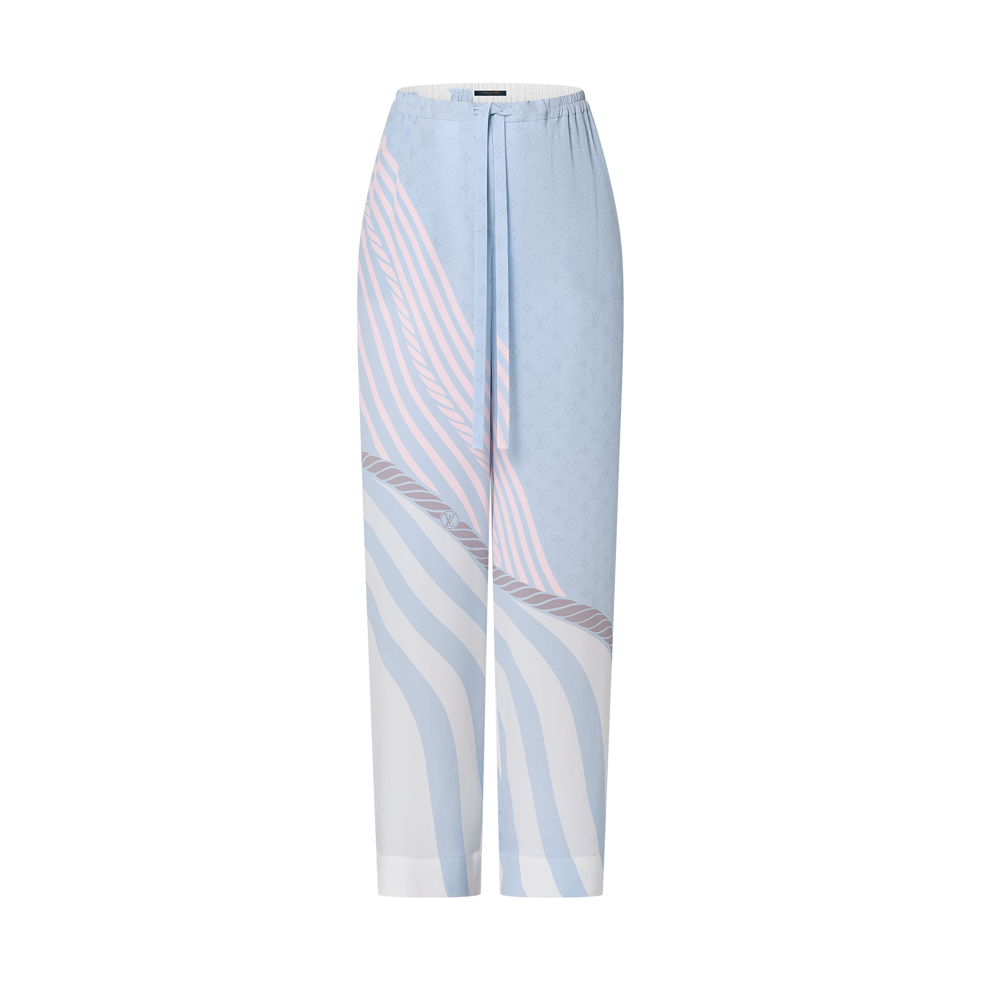  Ready-to-Wear Pants Wave Print Pajama Pants  | Louis Vuitton ® (Product zoom)