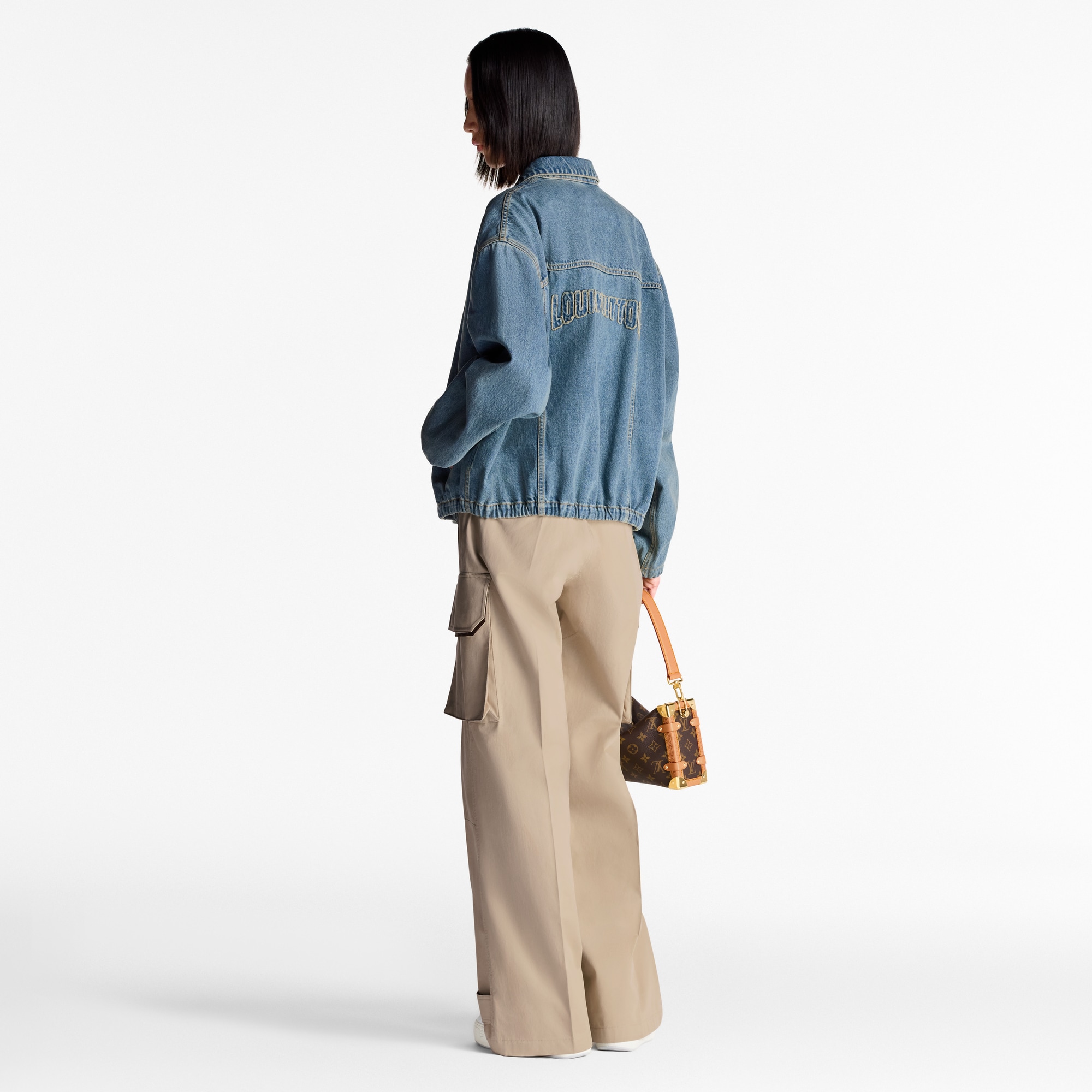  Ready-to-Wear Pants Wide-Leg Cargo Pants  | Louis Vuitton ® (Product zoom)
