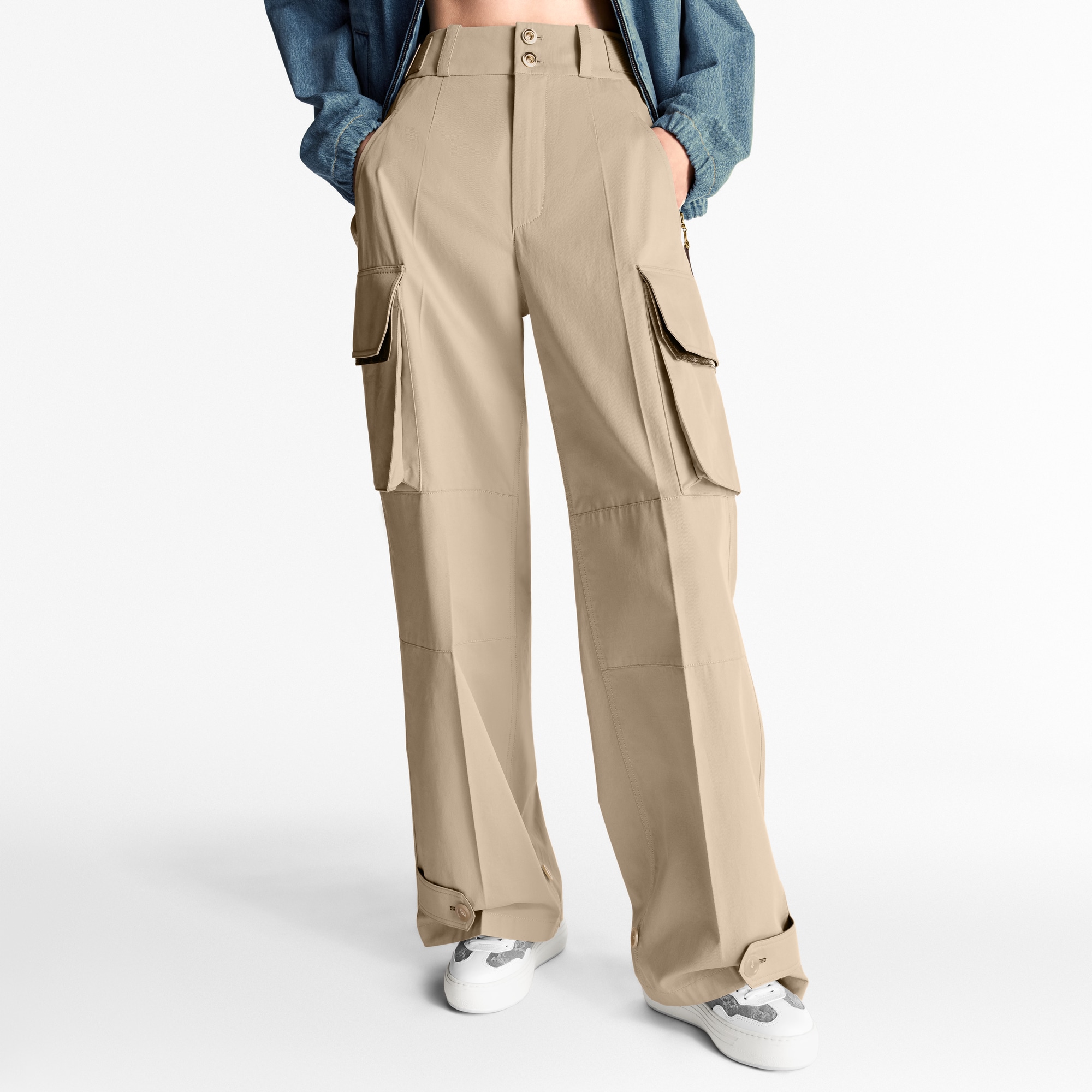  Ready-to-Wear Pants Wide-Leg Cargo Pants  | Louis Vuitton ® (Product zoom)