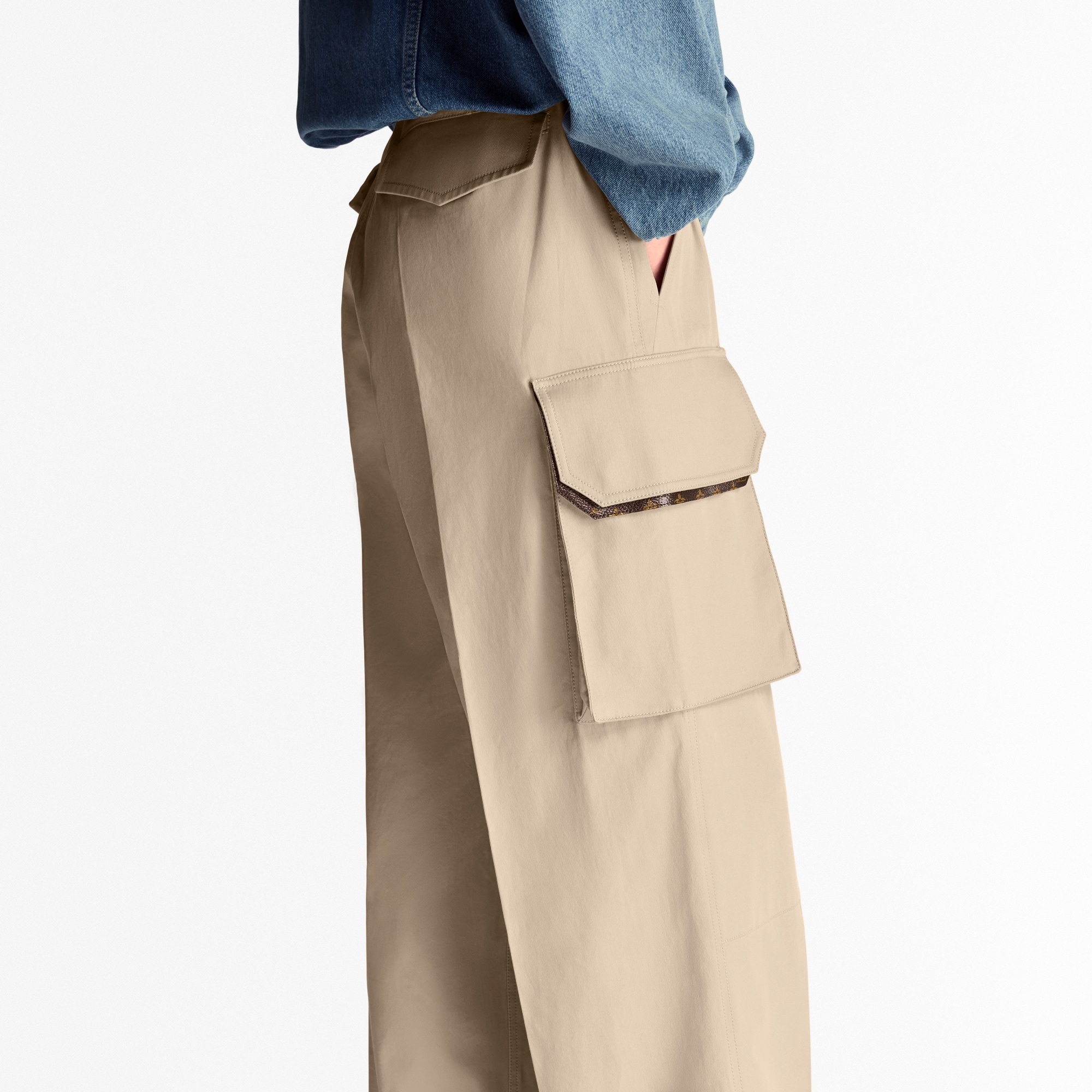  Ready-to-Wear Pants Wide-Leg Cargo Pants  | Louis Vuitton ® (Product zoom)