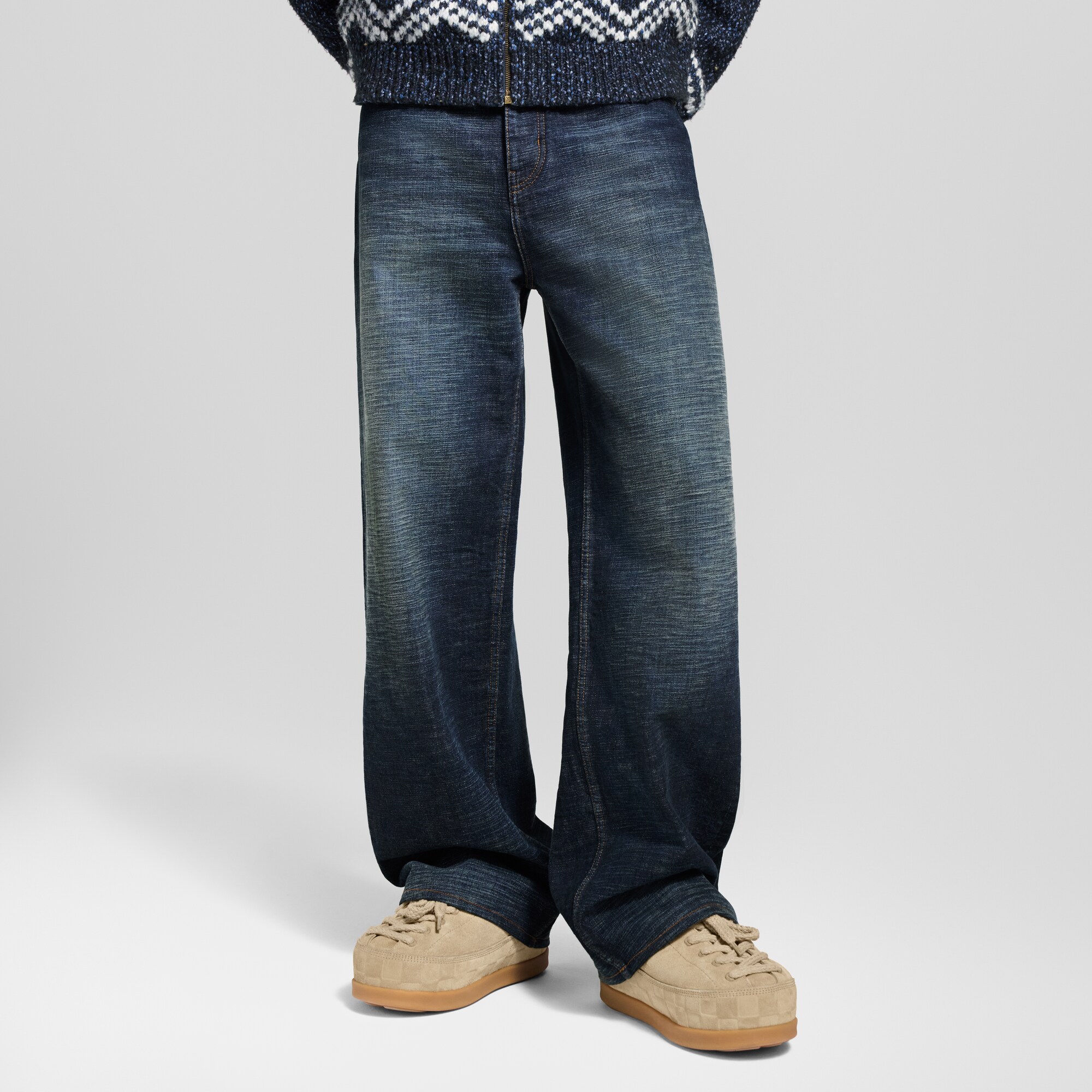  Ready-to-Wear Denim Wide Leg Denim Pants | Louis Vuitton ® (Product zoom)