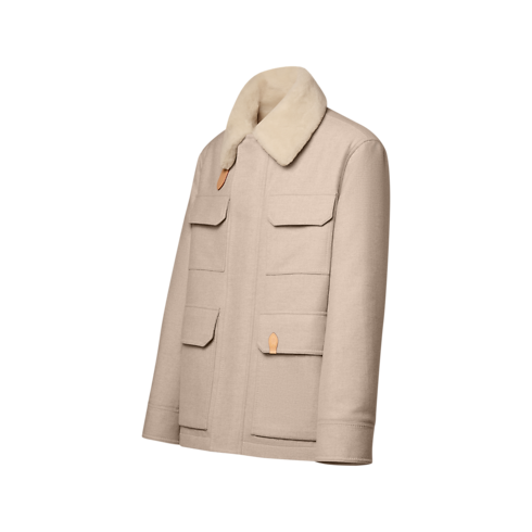 Ready-to-Wear All Ready-to-Wear Wintry Wool Cashmere Field Parka | Louis Vuitton ® (Product zoom)