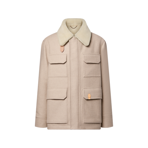 Ready-to-Wear All Ready-to-Wear Wintry Wool Cashmere Field Parka | Louis Vuitton ® (Product zoom)