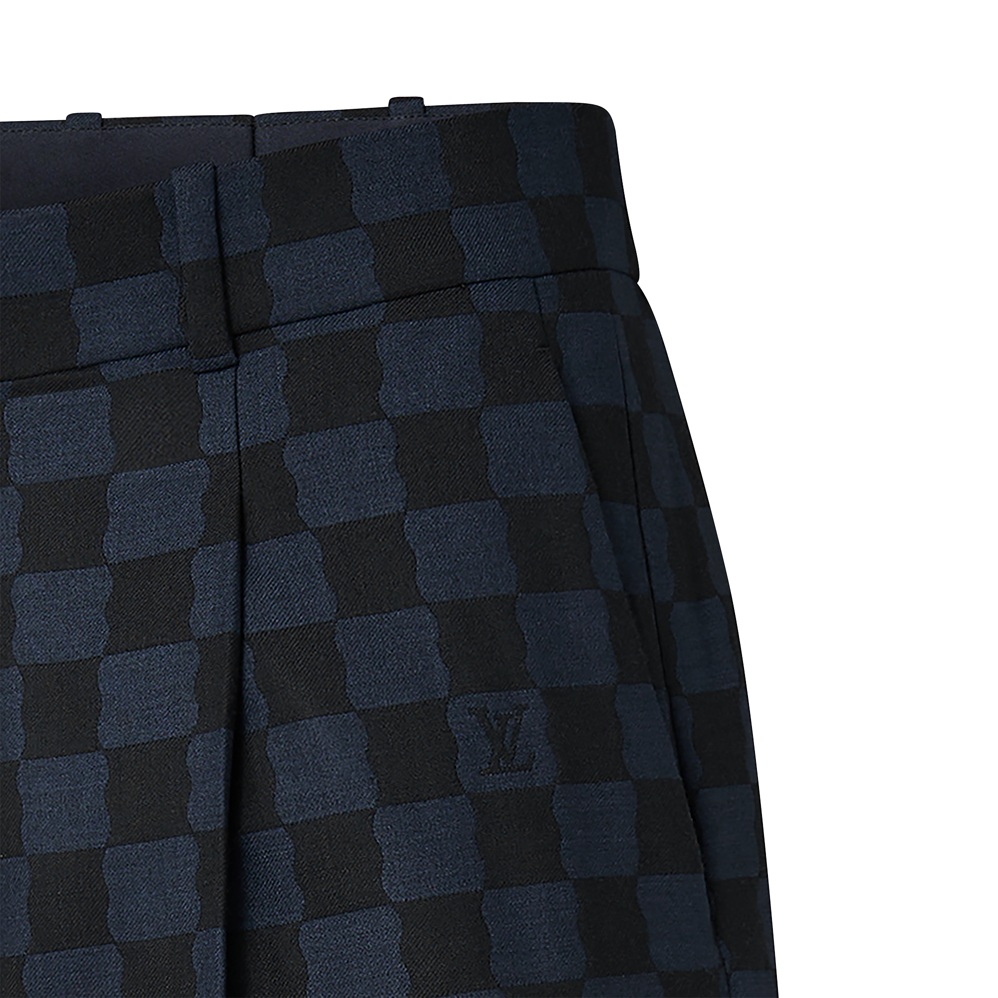 Wool Blend Drawstring Shorts