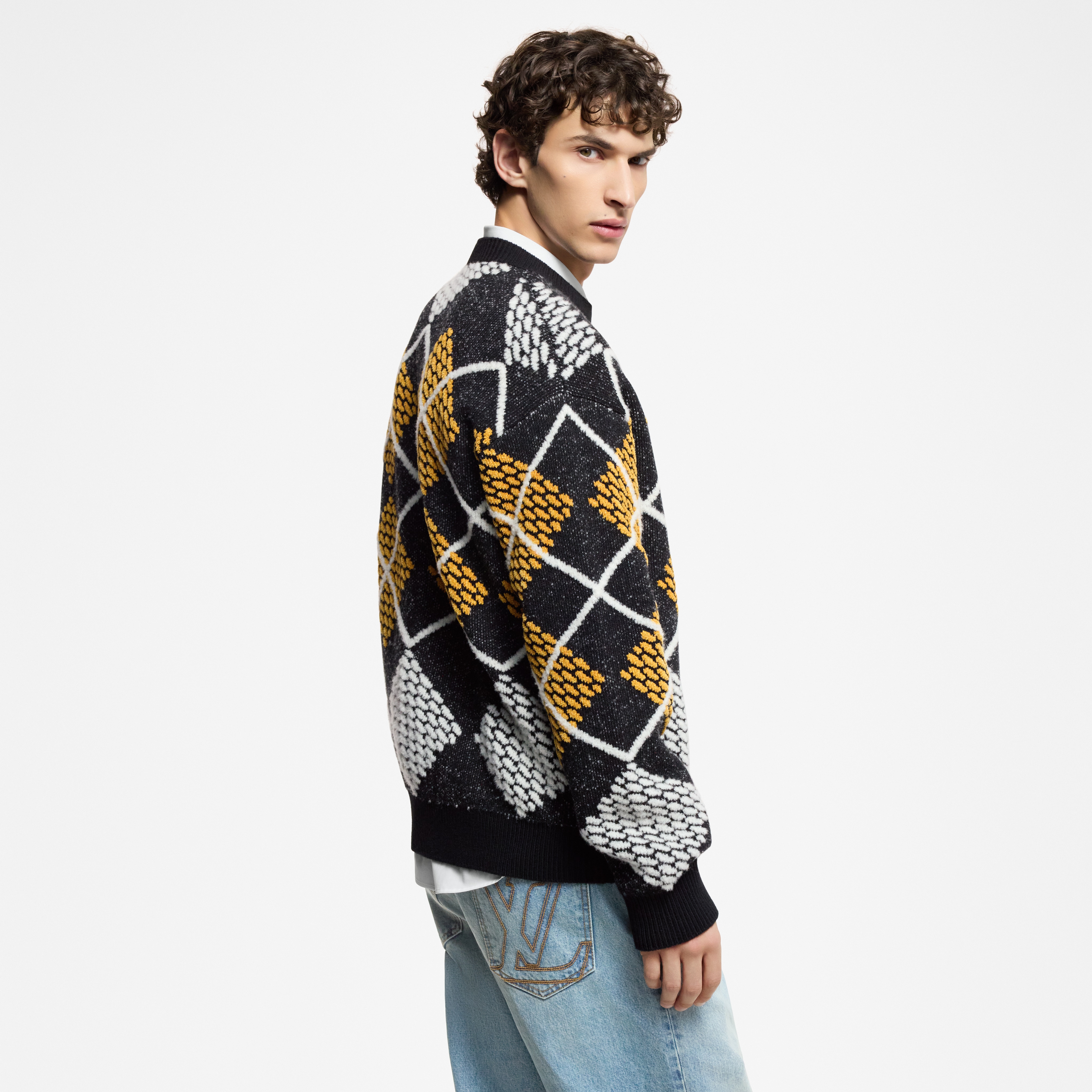  Ready-to-Wear All Ready-to-Wear Wool Blend Pullover | Louis Vuitton ® (Product zoom)