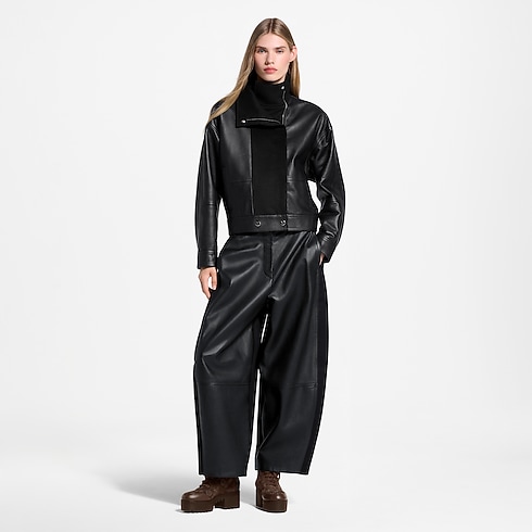 Ready-to-Wear Coats and Jackets Wool Insert Biker Jacket | Louis Vuitton ® (Product zoom)