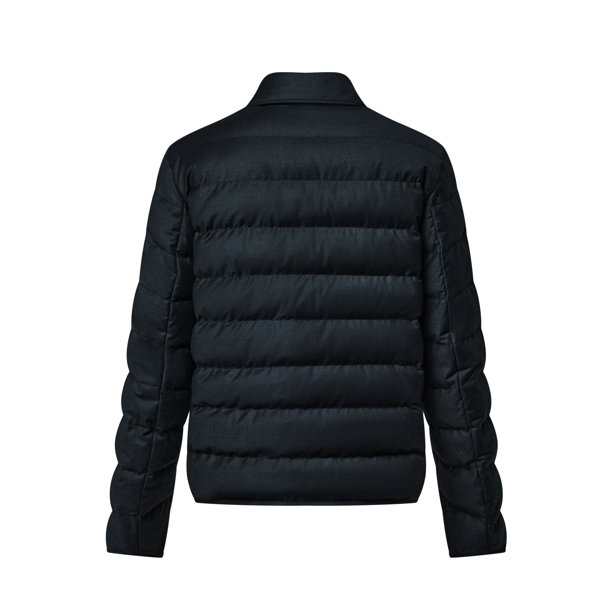 Ready-to-Wear Coats and Outerwear Wool-Silk Blend Light Down Blouson | Louis Vuitton ® (Product zoom)