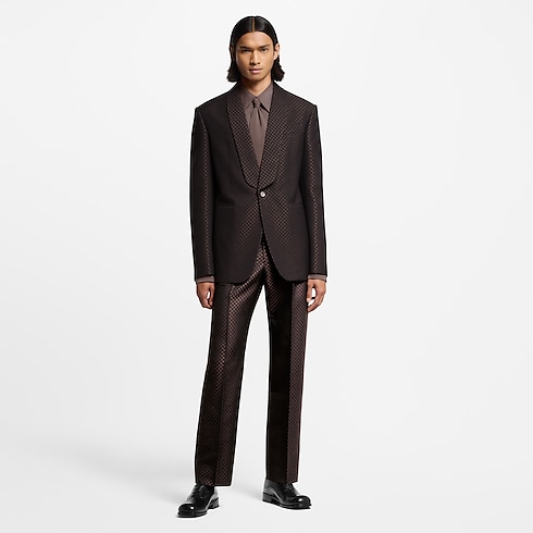 Ready-to-Wear All Ready-to-Wear Wool-Silk Blend Monogram Single-Breasted Tuxedo Jacket | Louis Vuitton ® (Product zoom)