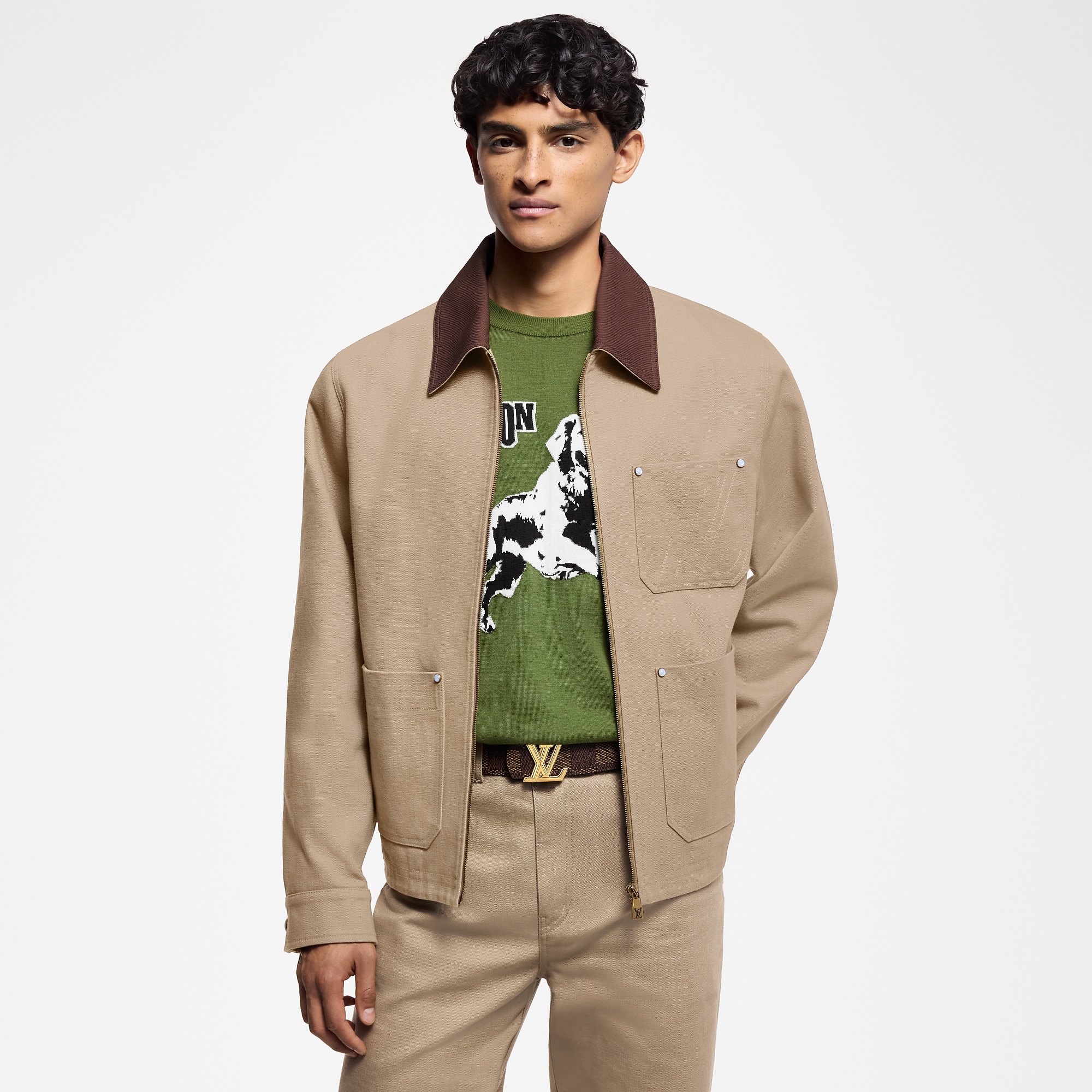 Workwear Cotton Canvas Blouson