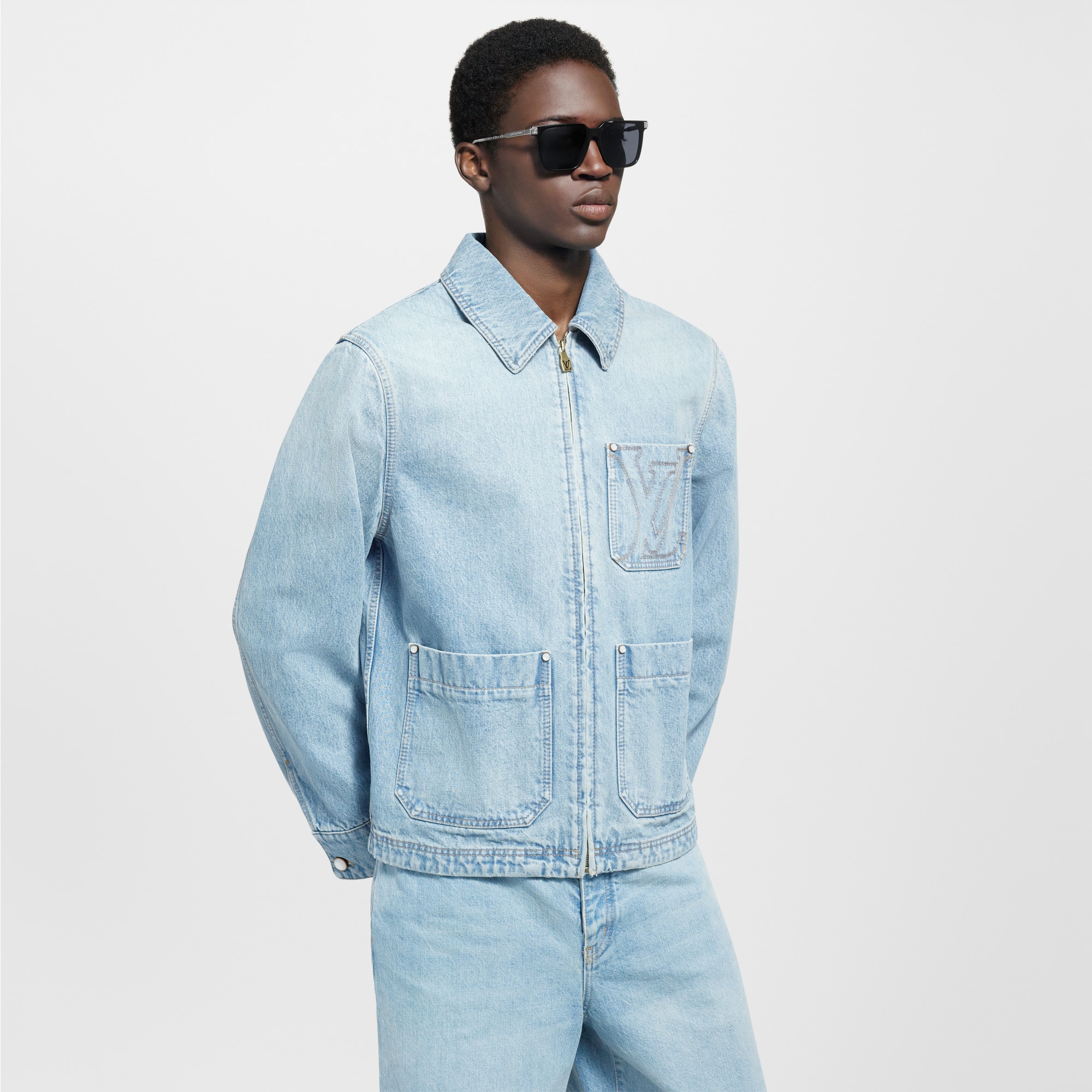  Ready-to-Wear Coats and Outerwear Workwear LV Denim Jacket | Louis Vuitton ® (Product zoom)