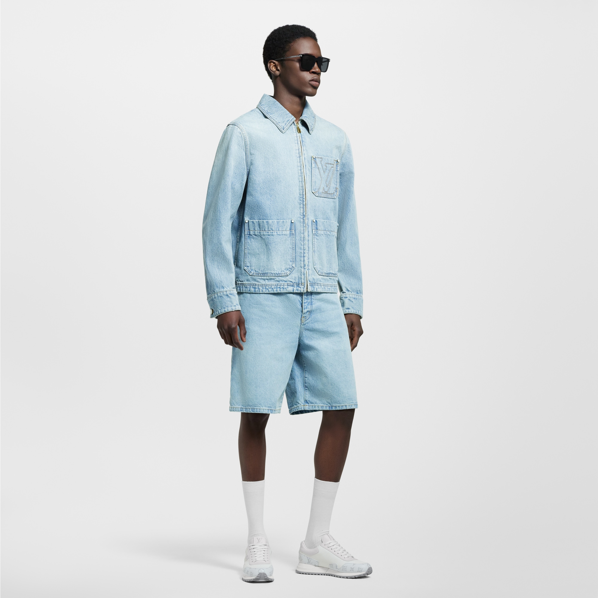  Ready-to-Wear Coats and Outerwear Workwear LV Denim Jacket | Louis Vuitton ® (Product zoom)