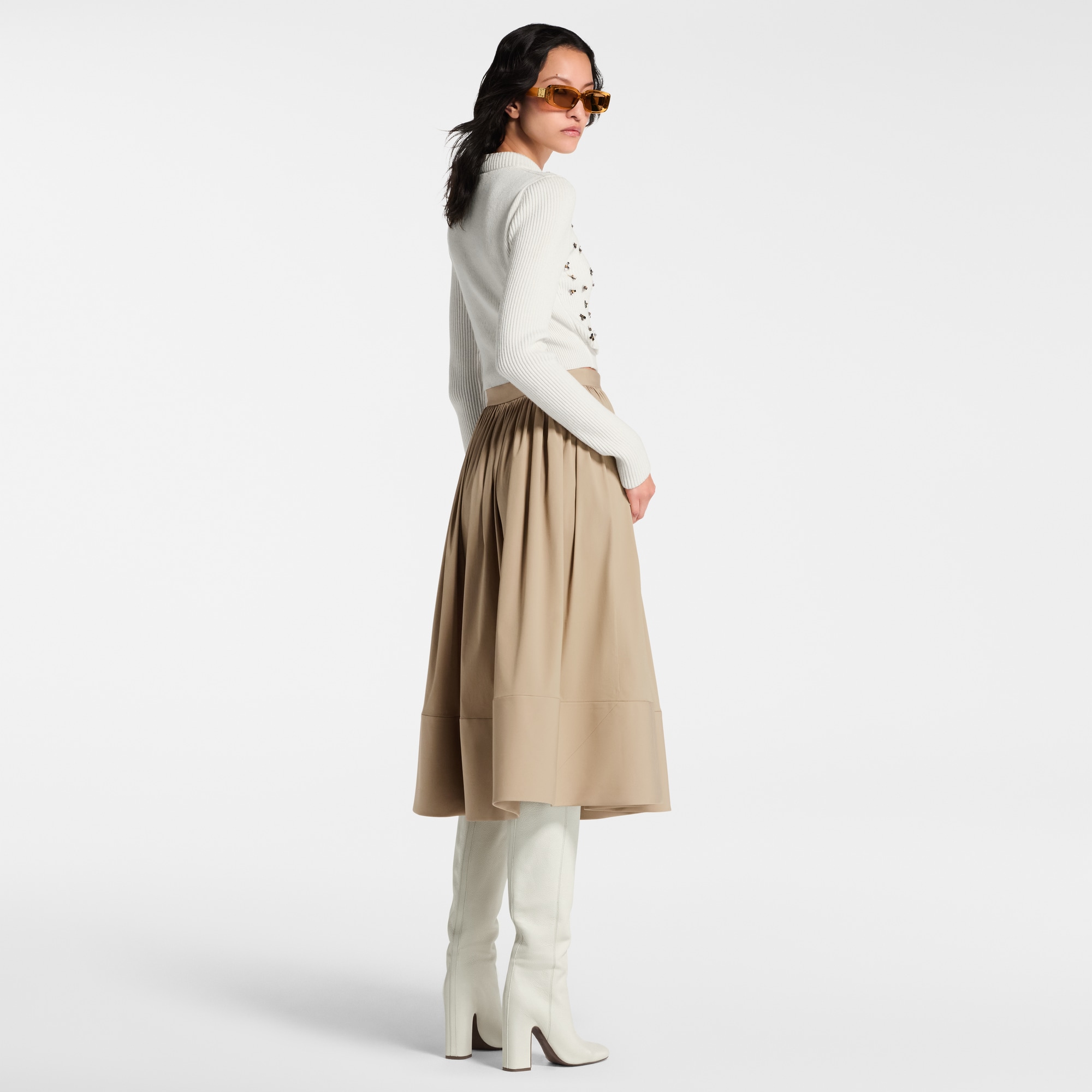  Ready-to-Wear Skirts and Shorts XL Hem Midi Skirt | Louis Vuitton ® (Product zoom)