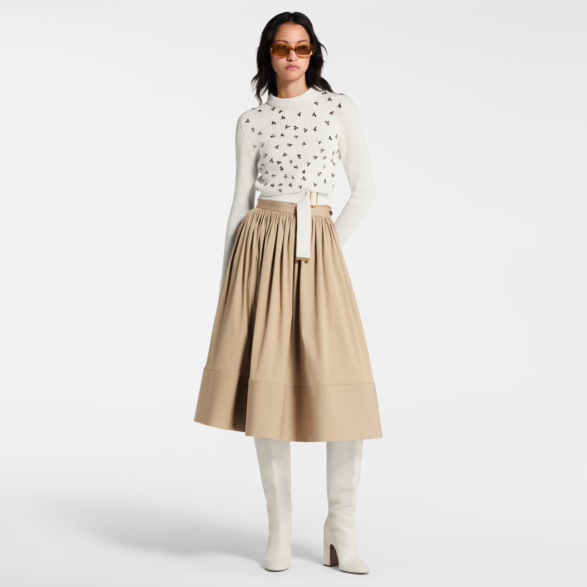  Ready-to-Wear Skirts and Shorts XL Hem Midi Skirt | Louis Vuitton ® (Product zoom)