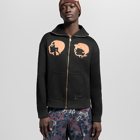 Ready-to-Wear All Ready-to-Wear Zip Up Hoodie | Louis Vuitton ® (Product zoom)