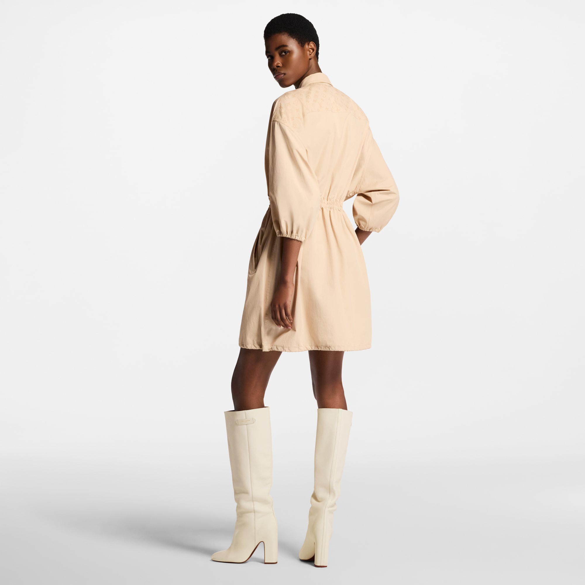  Ready-to-Wear Dresses Zipper Front Shirt Dress | Louis Vuitton ® (Product zoom)