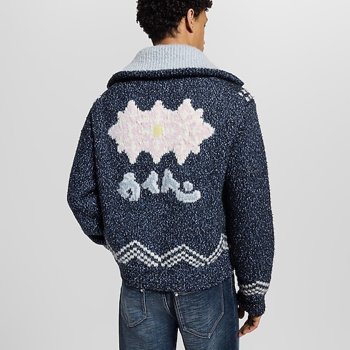 Ready-to-Wear All Ready-to-Wear Zippered Knitted Blouson | Louis Vuitton ® (Product zoom)
