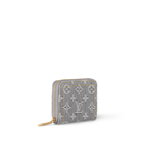 Monogram Denim Small Leather Goods Compact and Long Wallets Zippy Coin Purse | Louis Vuitton ® (Product zoom)