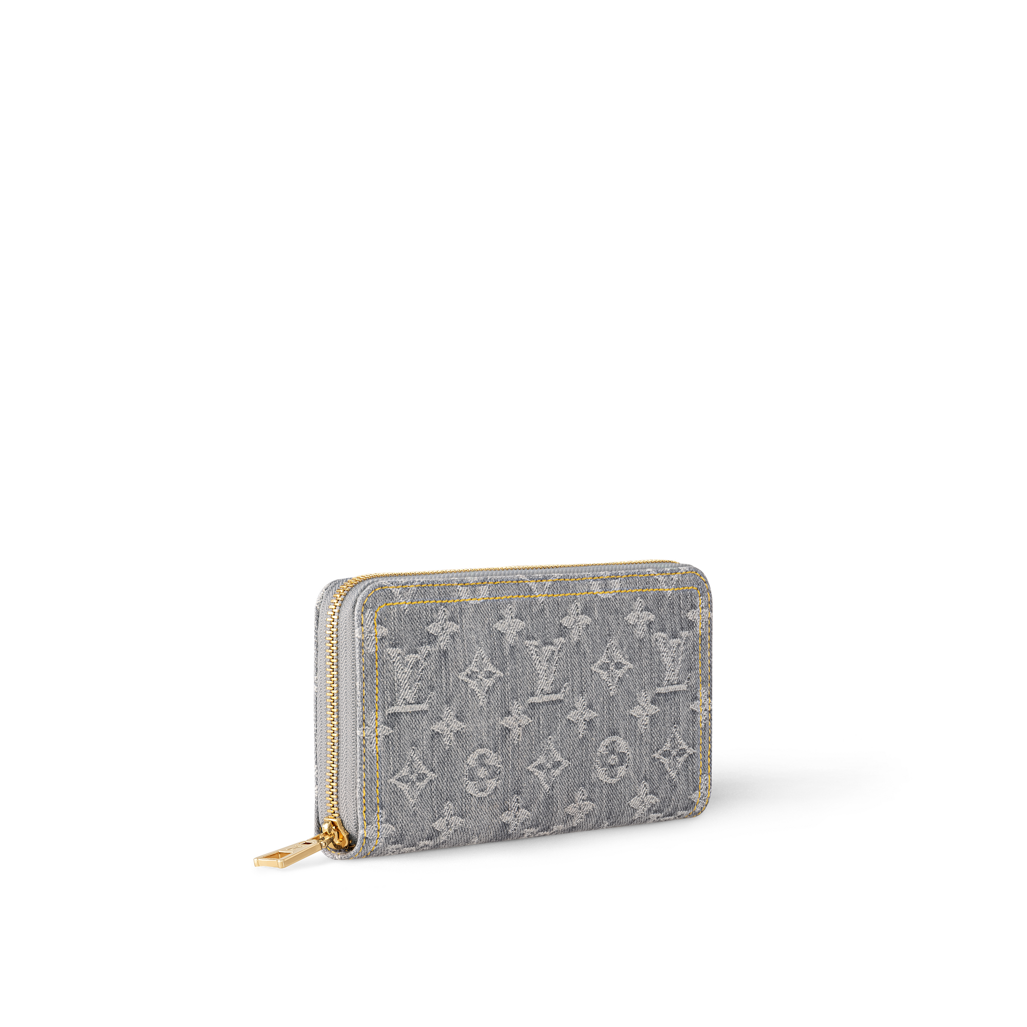 Monogram Denim Small Leather Goods Compact and Long Wallets Zippy Wallet | Louis Vuitton ® (Product zoom)