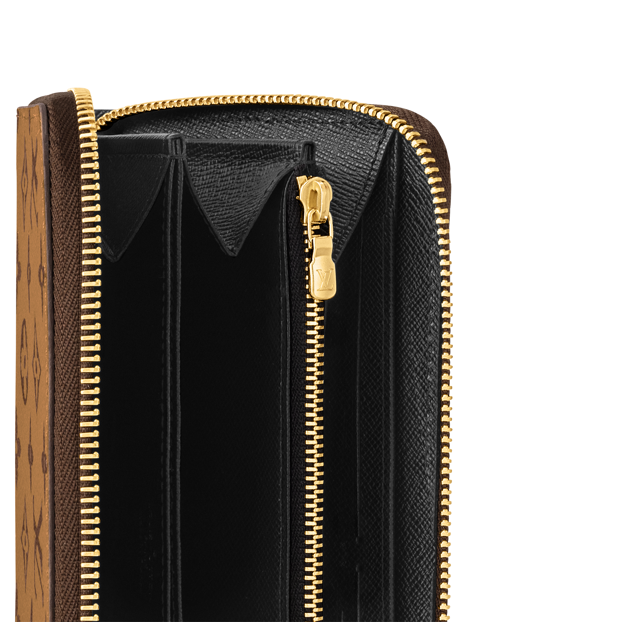 Monogram Reverse Small Leather Goods Long Wallets Zippy Wallet | Louis Vuitton ® (Product zoom)