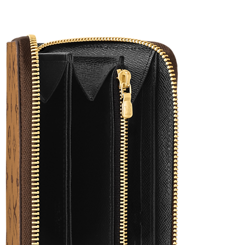 Monogram Reverse Small Leather Goods Long Wallets Zippy Wallet | Louis Vuitton ® (Product zoom)