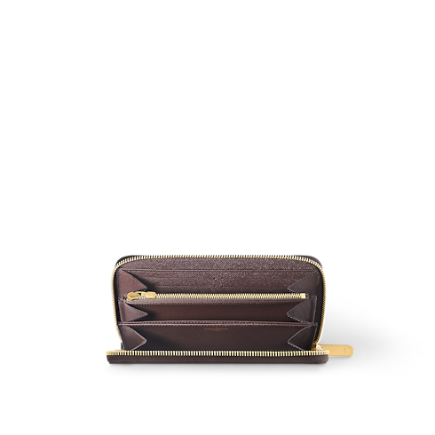Damier Ebene Small Leather Goods All Small Leather Goods Zippy Wallet | Louis Vuitton ® (Product zoom)