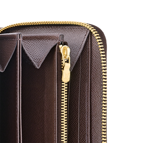 Damier Ebene Small Leather Goods All Small Leather Goods Zippy Wallet | Louis Vuitton ® (Product zoom)
