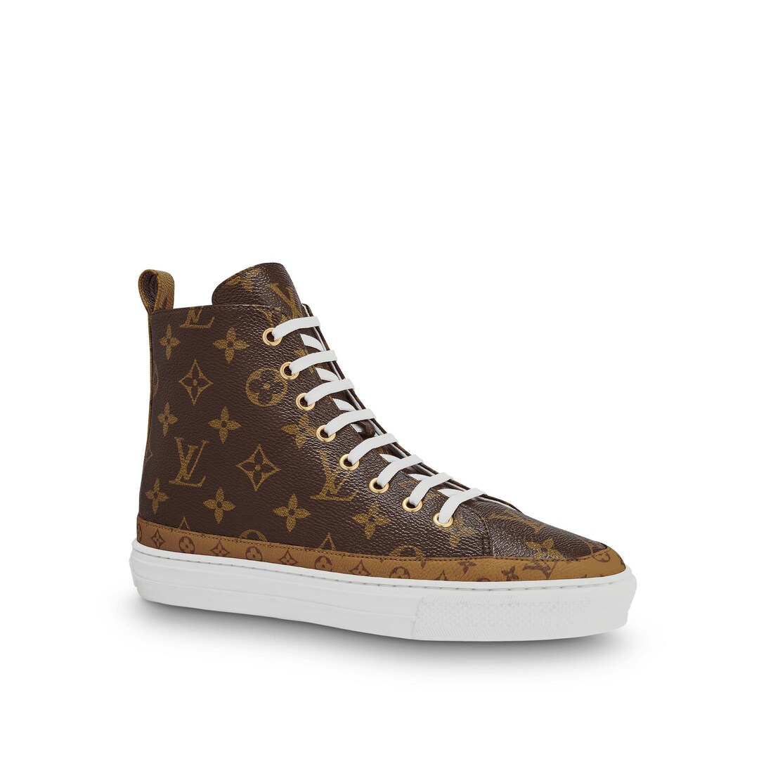 louis vuitton denim high tops