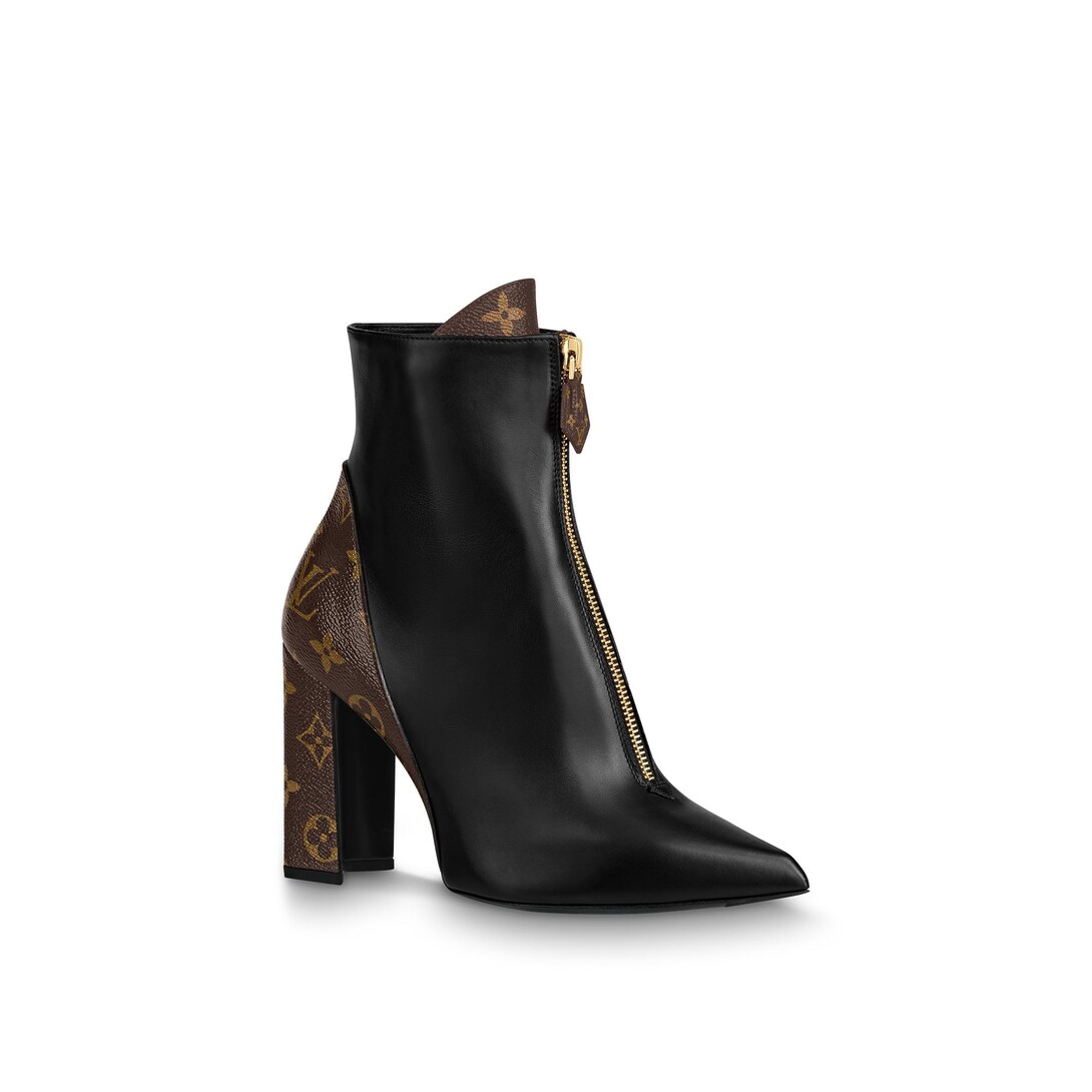 louis vuitton bootie heels
