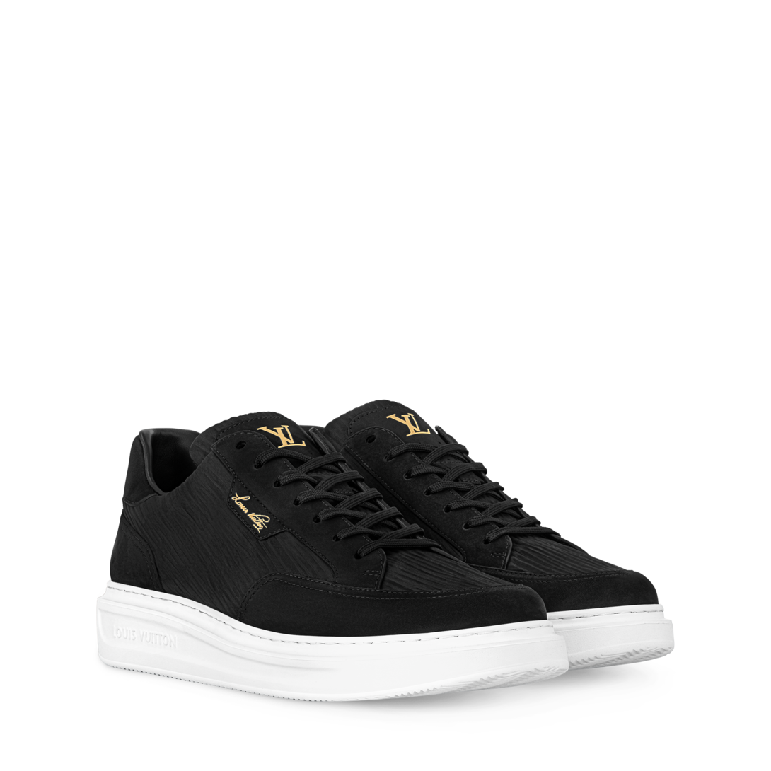 louis vuitton black and gold sneakers