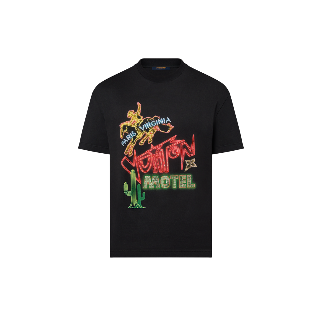 LOUIS VUITTON グラフィック Tシャツ XS Graphic Embellished Cotton T 