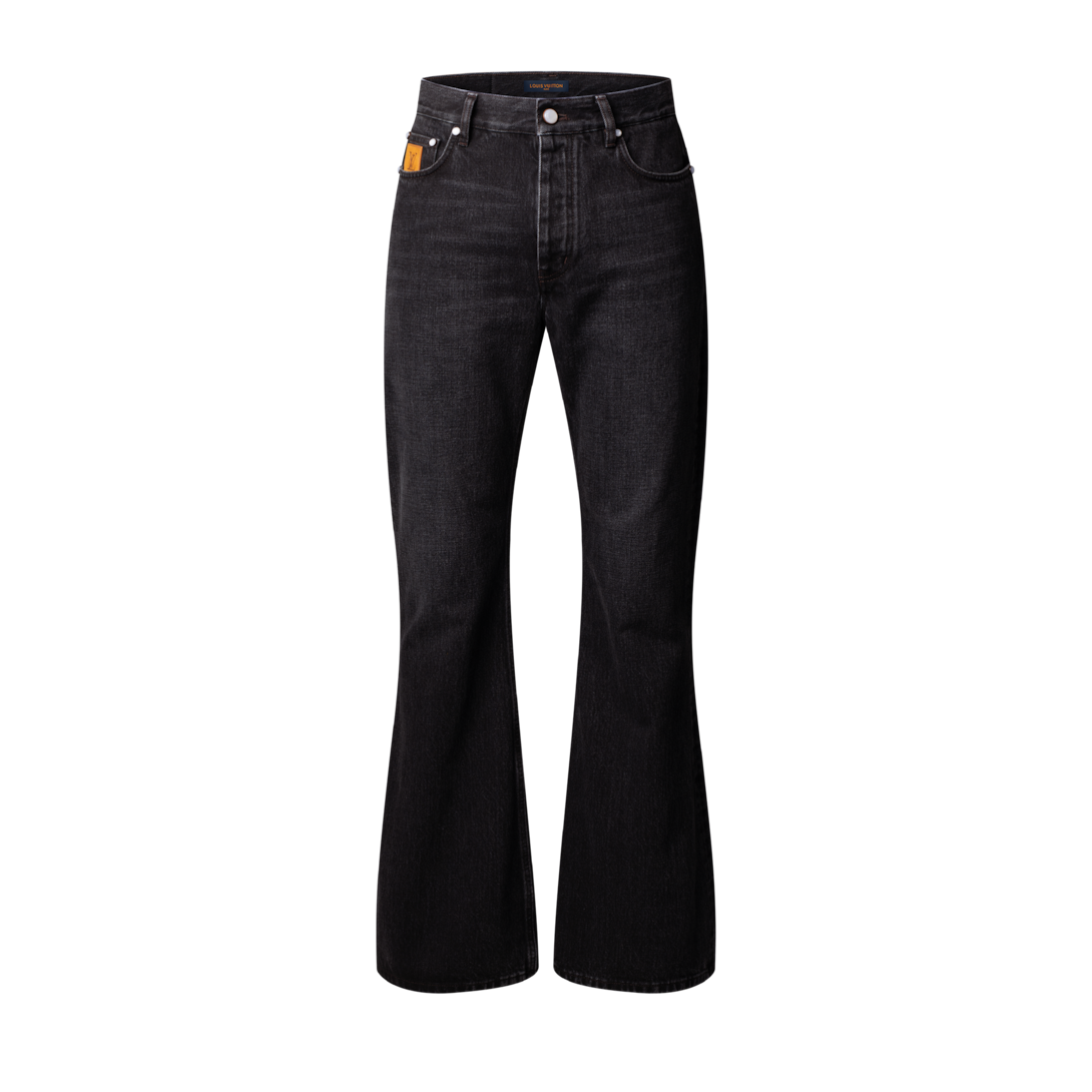 メンズ jentlouis Bicolor Semi-Flare Denim